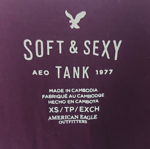American Eagle Soft & Sexy Tank, Size Extra Small - Picture 3 of 5